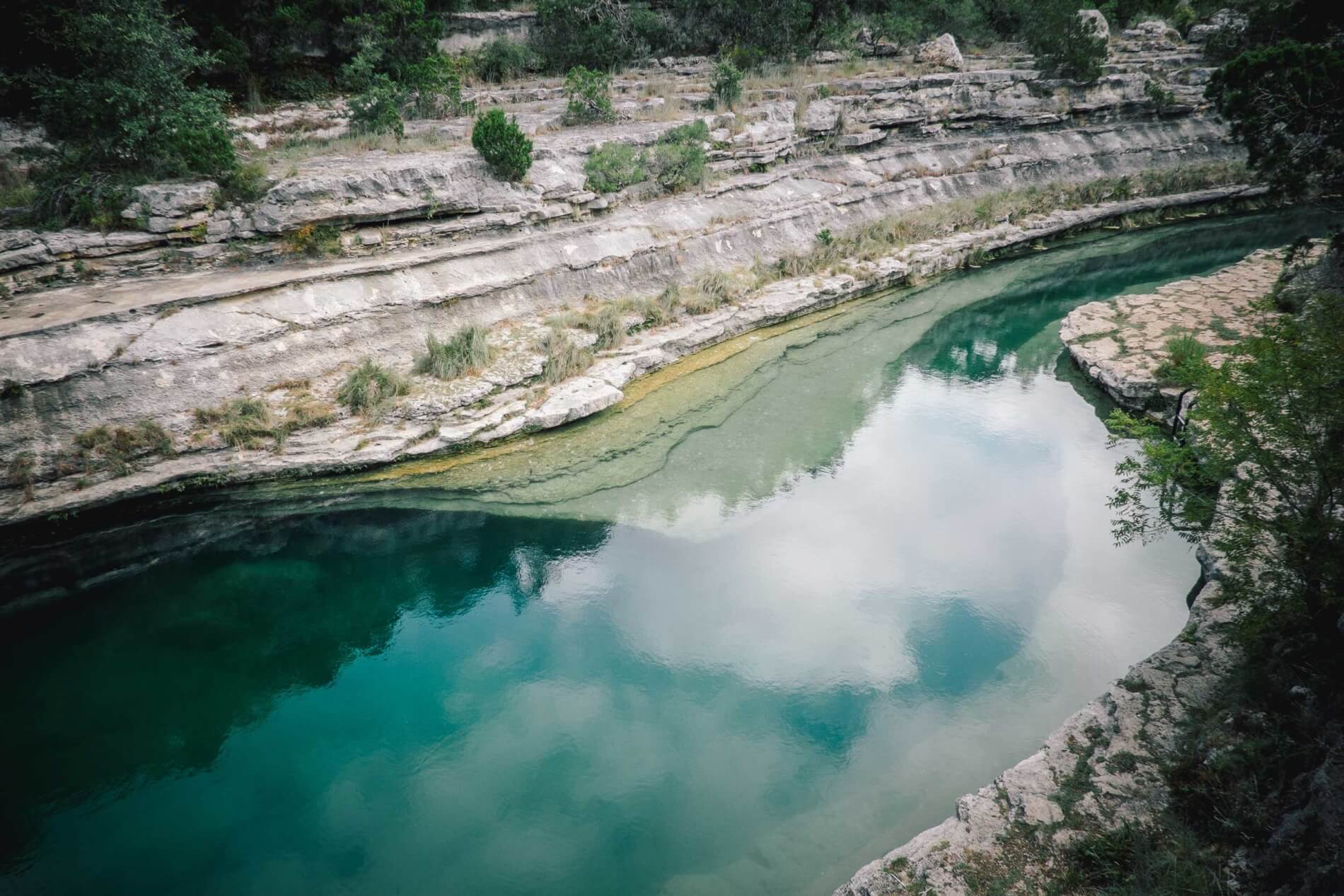 The headwaters of the Frio River - Blue Hole